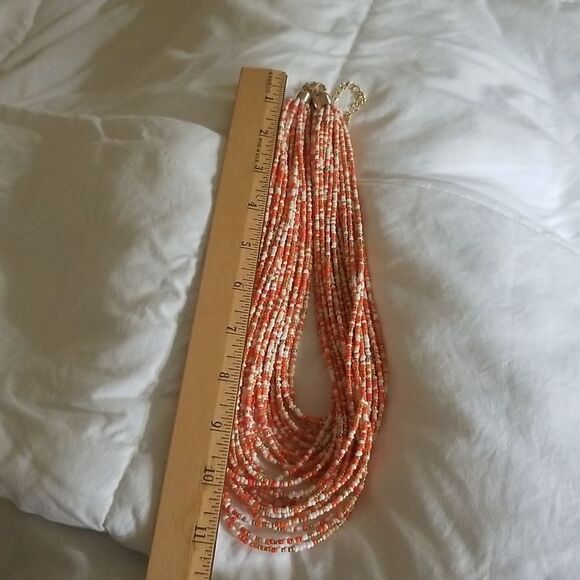 Bocar Multiple Strand Handmade Beaded Statement Collar Necklace for Women - Picture 2 of 8